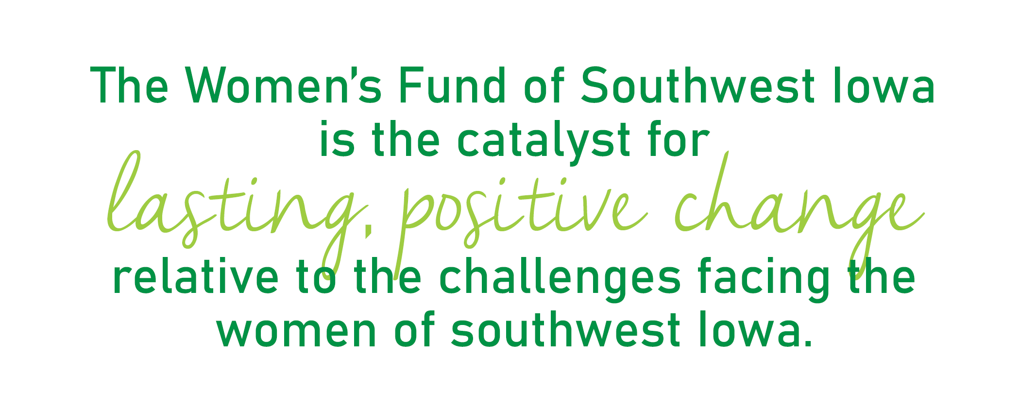 Women's Fund Statement